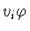 $v_{i}\varphi $