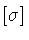 $[\sigma ]$