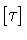 $[\tau]$