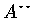 $A^{\star\star}$